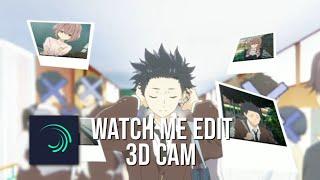 Tutorial 3D Cam Polaroid - Watch Me Edit Alight Motion