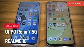 REALME 10 vs OPPO Reno 7 5G SPEED TEST Helio G99 vs Dimensity 900