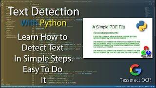 Text Detection Using Python  Tesseract  OpenCV