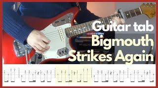 The Smiths - Bigmouth Strikes Again Guitar tabs