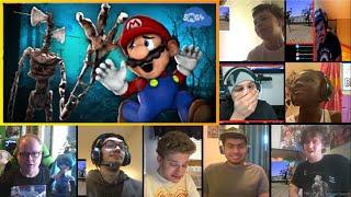 SMG4 Mario VS Siren Head Reactions Squad