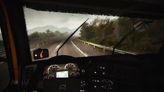 Realistic Heavy Rain v1.1 - Euro Truck Simulator 2 Mod