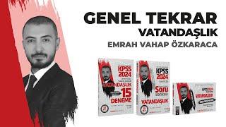 KPSS - Vatandaşlık Genel Tekrar 1 - Emrah Vahap ÖZKARACA Canlı Yayını