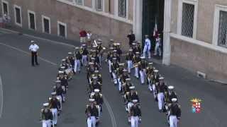 10 giugno 2014. Brigata Marina San Marco cambio della Guardia dOnore al Quirinale