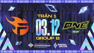 TEAM FLASH vs ONE TEAM ESPORTS  FL vs ONE - VÒNG BẢNG AIC 2021