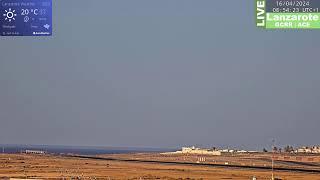 🟢 15.4.2024 LIVE LANZAROTE AIRPORT - CLOSEST WEBCAM - Nighttime   253