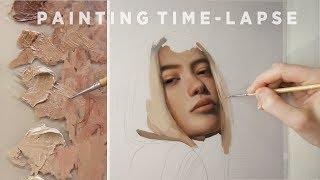 PAINTING TIME-LAPSE  Oil on paper