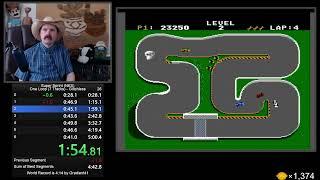 Super Sprint NES speedrun in 455 by Arcus