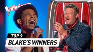 ALL WINNERS of Legendary Coach BLAKE SHELTON on The Voice