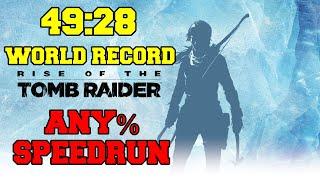 Rise of the Tomb Raider Any% Speedrun 4928 WORLD RECORD