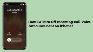 How To Turn Off Incoming Call Voice Announcement on iPhone iOS 17