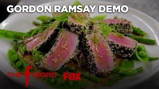 Gordon Ramsay Demonstrates How To Cook Delicious Sesame Crusted Tuna  Season 1 Ep. 10  THE F WORD