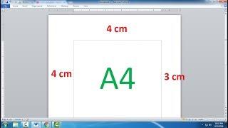 Cara Mengatur Ukuran Kertas dan Margins untuk Skripsi Makalah Laporan dll