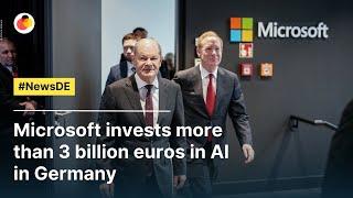 Microsoft invests more than 3 billion euros in AI in Germany  #NewsDE