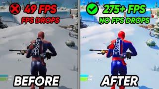 How To Fix FPS Drops and Boost FPS in Fortnite Chapter 3 Season 1  Fortnite FPS Boost UPDATED