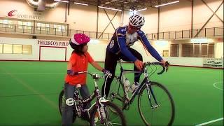 This Is Emily Yeung Riding A Bike