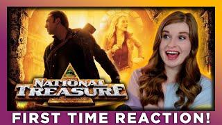 NATIONAL TREASURE 2004  MOVIE REACTION  FIRST TIME WATCHING