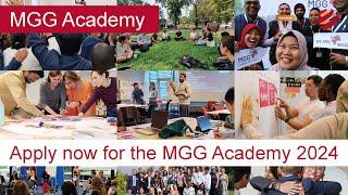 MGG Academy 2024 - Apply Now  IDOS