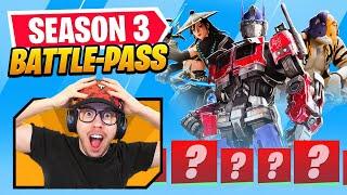 New *SEASON 3* BATTLE PASS in Fortnite OPTIMUS PRIME