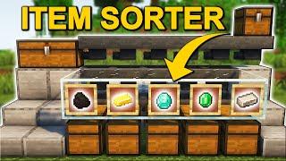 The EASIEST Automatic Item Sorter in Minecraft 1.21 Tutorial