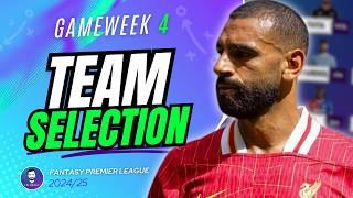 FPL GW4 TEAM SELECTION  Salah IN  Bruno & Saka OUT?   Fantasy Premier League 2425