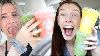 TRYING NEW STARBUCKS SUMMER DRINKS