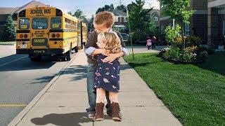 Adorable Babies Wait For Big BrotherSister At School Bus  Best Babies Video Compilation