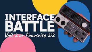 Universal Audio Volt 2 vs Focusrite Scarlett 2i2  Audio Interface Comparison