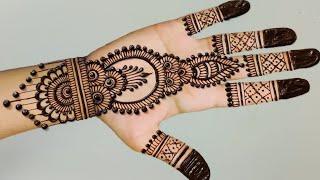 Lovely  Eid Special Front Hand Henna Design 2023  Mehandi Ka Dizain  Cone Design  Mehendi