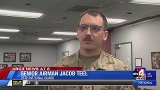 Airman awarded Utah National Guard Airmans Medal for saving two lives