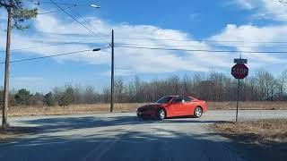 Driving by Mount Pocono Pennsylvania