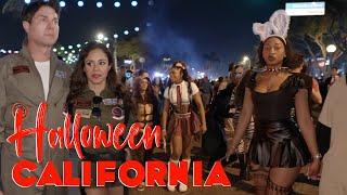  ITS BACK 2 hours Walking West Hollywood Halloween Carnaval 2023 - Los Angeles California 4K