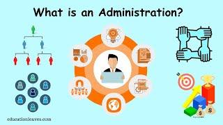 What is an Administration?  Types Functions Importance of Administration