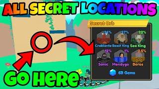 *BEST GUIDE* Every SECRET Location In Anime Punching Simulator 2