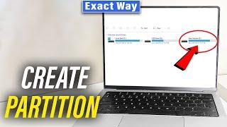 How to Create Partition in Windows 10 & Windows 11  Create New Drive 2024