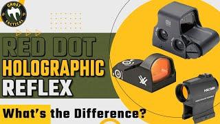 RED DOT vs REFLEX vs HOLOGRAPHIC SIGHTS  Whats The Difference?