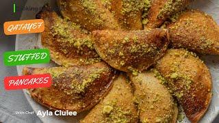 How to Make Qatayef Katayef - Middle Eastern Stuffed Pancakes