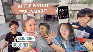 Skincare Malam  Unbox my 1st Apple Watch Series 9 🫶  632