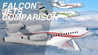 Top 3 Dassault Falcon Business Jets Comparison  Price & Specs