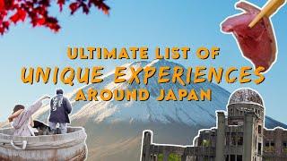 Ultimate List of Japan’s Most Unique Experiences  The Travel Intern