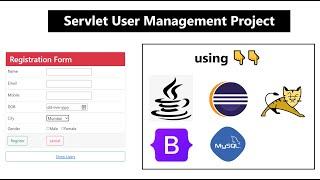 Advanced java  Project   User Management Project using eclipse mysql  tomcat  bootstrap