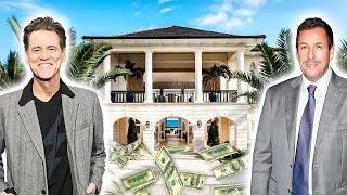 Who is Richer Jim Carrey or Adam Sandler?  Net Worth Fortune Car Collection Mansion...