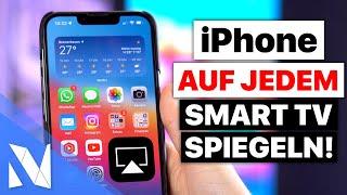 iPhoneiPad Display am Smart TV spiegeln mit 3 METHODEN iOS 15  Nils-Hendrik Welk