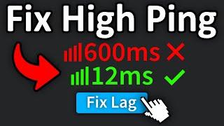 How To Fix High Ping On Roblox FIX LAG - 2024