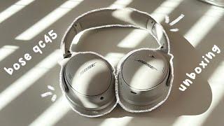 bose qc45 unboxing + review sony xm4 comparison 