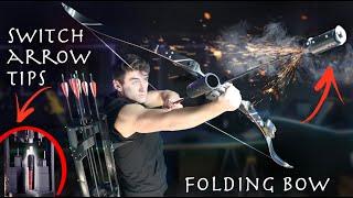 I Built Real Hawkeye Arrows Bow and Quiver - Rocket Arrows Grapple Arrows and More