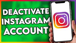 How to Deactivate Instagram Account 2024  Step by Step