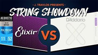 String Showdown  Elixir Polyweb 8020 Vs DAddario XS Phosphor Bronze Acoustic Guitar Strings