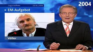 ARD 24.05.2004 - Teamchef Rudi Völler nominiert den Kader für die EM 2004  Neuer Bundespräsident