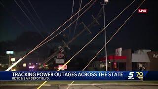 OG&E crews work to repair snapped power lines in Midwest City